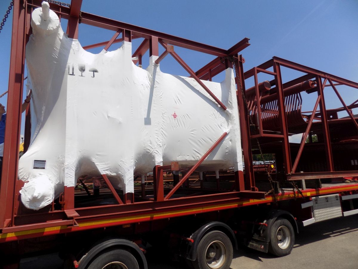 Packaging for road transport