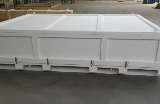 Biała skrzynia ze sklejki SORDREW